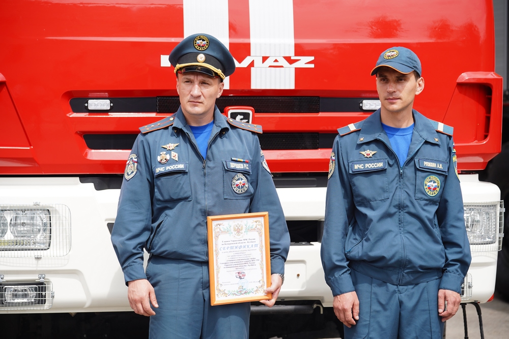 Пожарно-спасательные подразделения Кузбасса получили новую технику