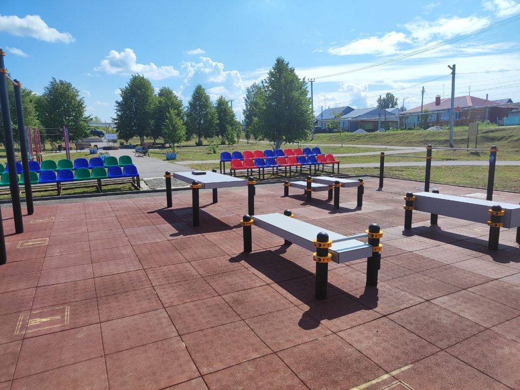 В Яшкинском округе открыта спортивная площадка комплекса ГТО